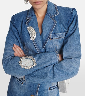 Blazer di jeans con cut-out | Area