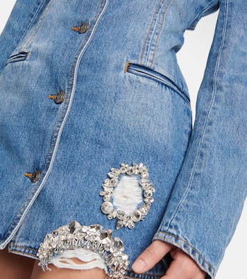 Blazer di jeans con cut-out | Area