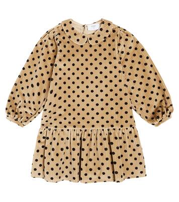 Polka-dot cotton corduroy dress | Paade Mode