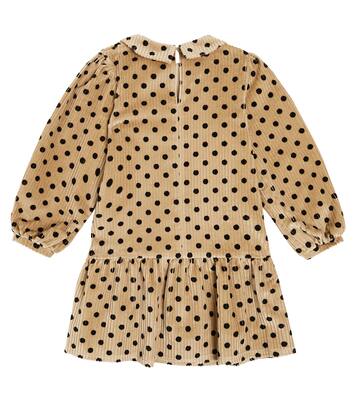 Polka-dot cotton corduroy dress | Paade Mode