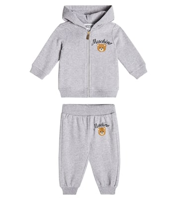 Baby Set aus Kapuzenjacke und Jogginghose | Moschino Kids