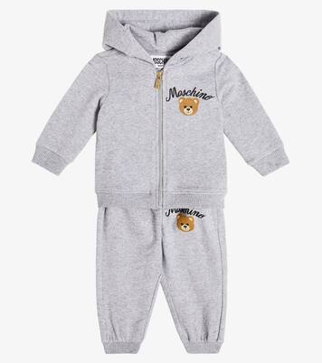 Baby Set aus Kapuzenjacke und Jogginghose | Moschino Kids