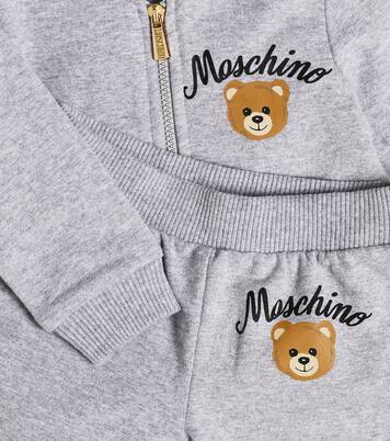 Baby Set aus Kapuzenjacke und Jogginghose | Moschino Kids