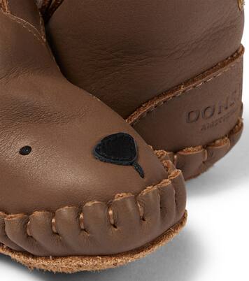 Baby Kapi Bear leather booties | Donsje
