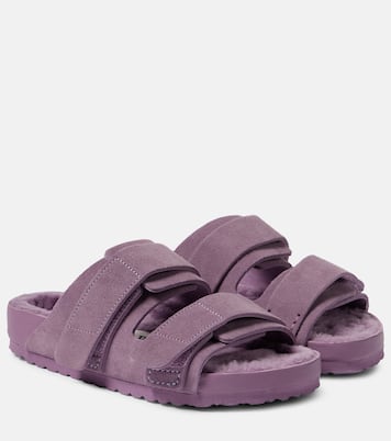 X Tekla Pantoletten Uji aus Veloursleder | Birkenstock 1774