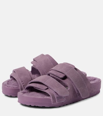 X Tekla Pantoletten Uji aus Veloursleder | Birkenstock 1774