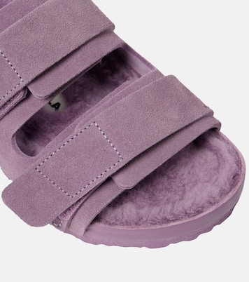 X Tekla Pantoletten Uji aus Veloursleder | Birkenstock 1774