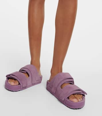X Tekla Pantoletten Uji aus Veloursleder | Birkenstock 1774