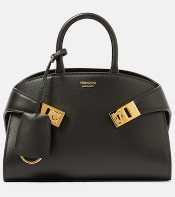 Hug Mini leather tote bag | Ferragamo