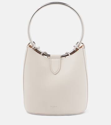Ring Medium leather bucket bag | Alaïa