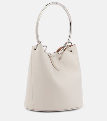 Ring Medium leather bucket bag | Alaïa