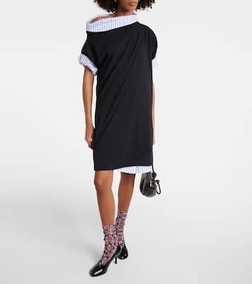 Abito midi in jersey di cotone | Dries Van Noten