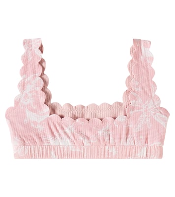 Palm Springs floral bikini top | Marysia Bumby