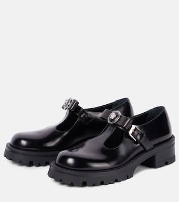 Slip-Ons Gianni Ribbon aus Leder | Versace