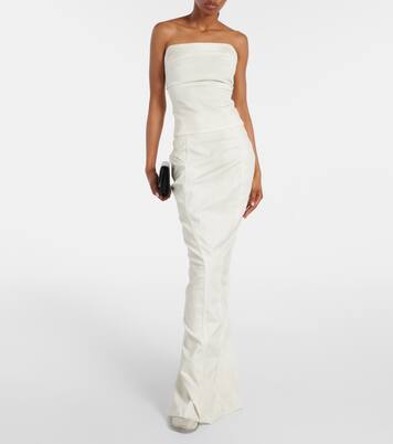 Top a fascia di jeans | Entire Studios