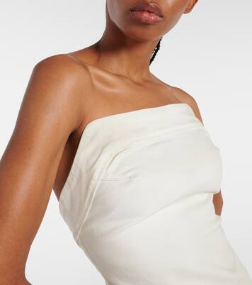 Top a fascia di jeans | Entire Studios