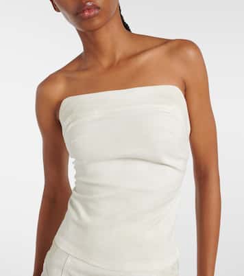 Top a fascia di jeans | Entire Studios