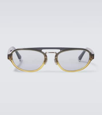 Intarsia Rays aviator sunglasses | Brunello Cucinelli