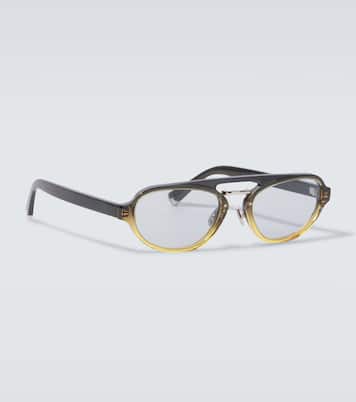 Intarsia Rays aviator sunglasses | Brunello Cucinelli