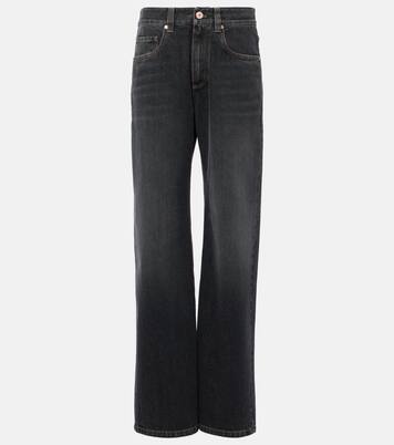 Mid-rise wide-leg jeans | Brunello Cucinelli