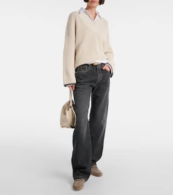 Mid-rise wide-leg jeans | Brunello Cucinelli
