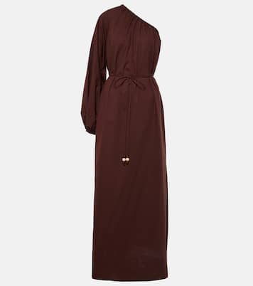 Robe longue Amorosa asymétrique en coton | Faithfull