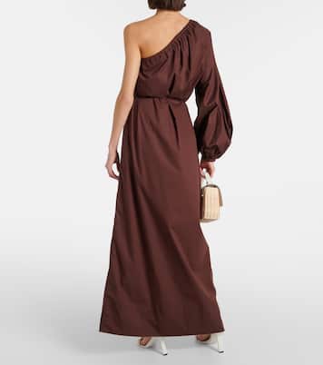Robe longue Amorosa asymétrique en coton | Faithfull