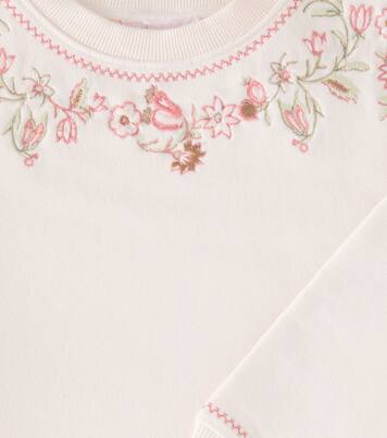 Dolores embroidered cotton sweatshirt | Bonpoint