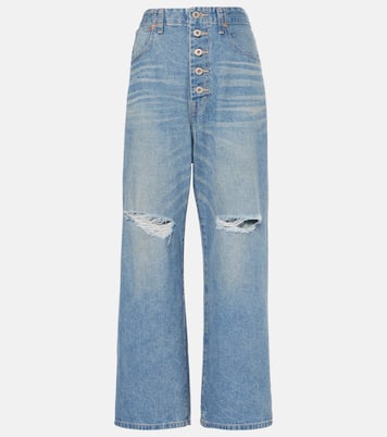 Jeans anchos con rotos | Junya Watanabe