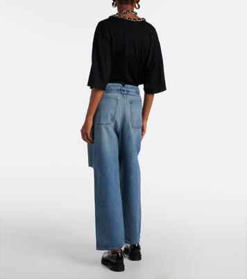 Jeans anchos con rotos | Junya Watanabe