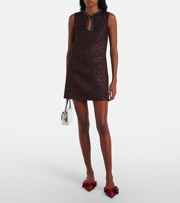 Sequined tweed minidress | Self-Portrait