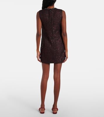 Sequined tweed minidress | Self-Portrait