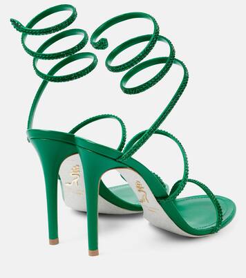 Cleo 105 embellished satin sandals | Rene Caovilla