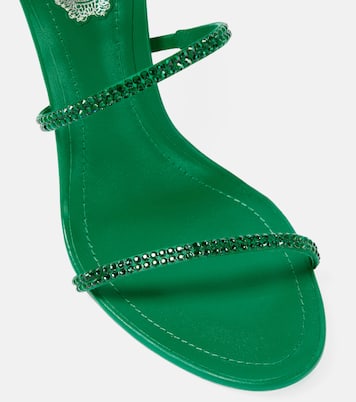 Cleo 105 embellished satin sandals | Rene Caovilla