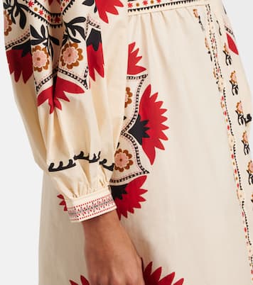 Bedrucktes Maxikleid Cashew Mandala Cream | Farm Rio