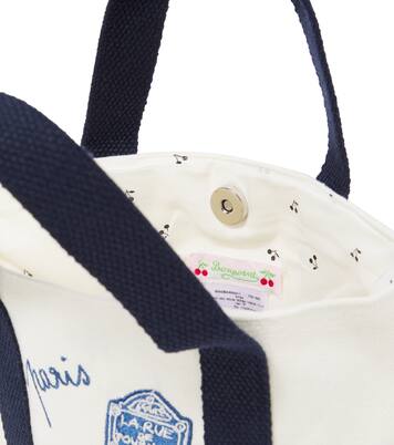 Cabas canvas shoulder bag | Bonpoint