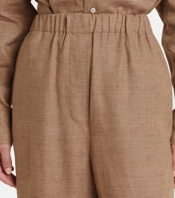 Pantalon ample Valerio en lin | Loro Piana
