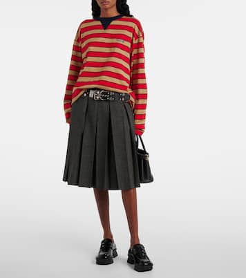 Equal leather penny loafers | Prada