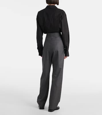 Gerade Hose aus Woll-Twill | Lemaire