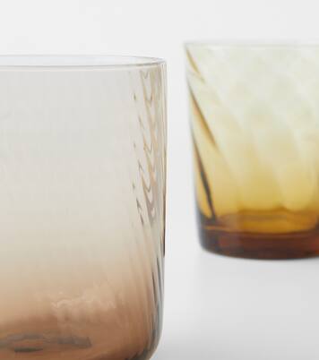 Set of 6 glass tumblers | Bitossi