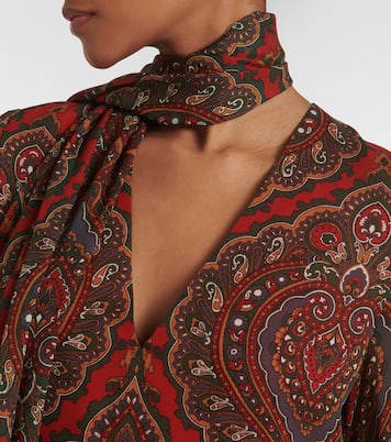 Robe Voyage Imaginaire aus Seiden-Georgette | Valentino