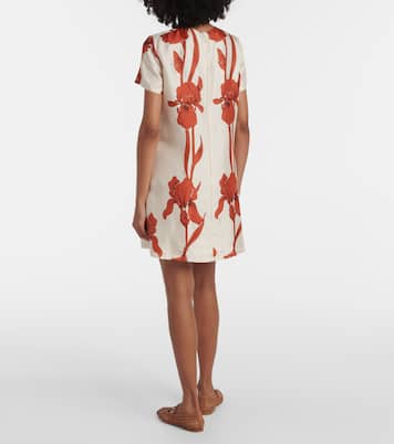 Floral silk minidress | La DoubleJ