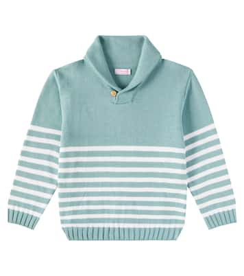 Goyo striped cotton sweater | La Coqueta