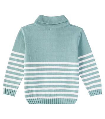 Goyo striped cotton sweater | La Coqueta