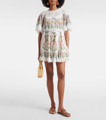 Minikleid Sweet Bloom aus Baumwolle | Farm Rio