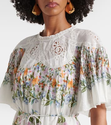 Minikleid Sweet Bloom aus Baumwolle | Farm Rio