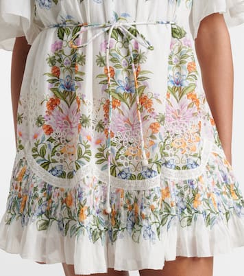 Minikleid Sweet Bloom aus Baumwolle | Farm Rio