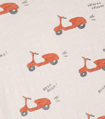 Printed cotton slub T-shirt | Rylee + Cru