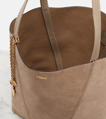Sac Chloé Spin Medium en daim | Chloé