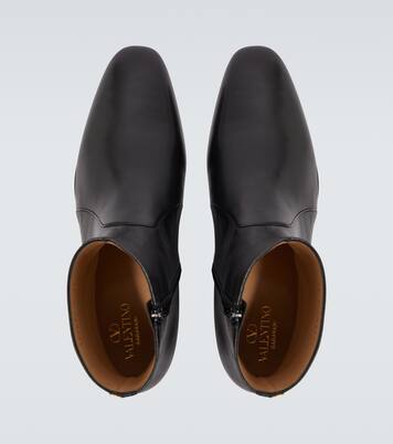 Bottines VLogo en cuir | Valentino Garavani
